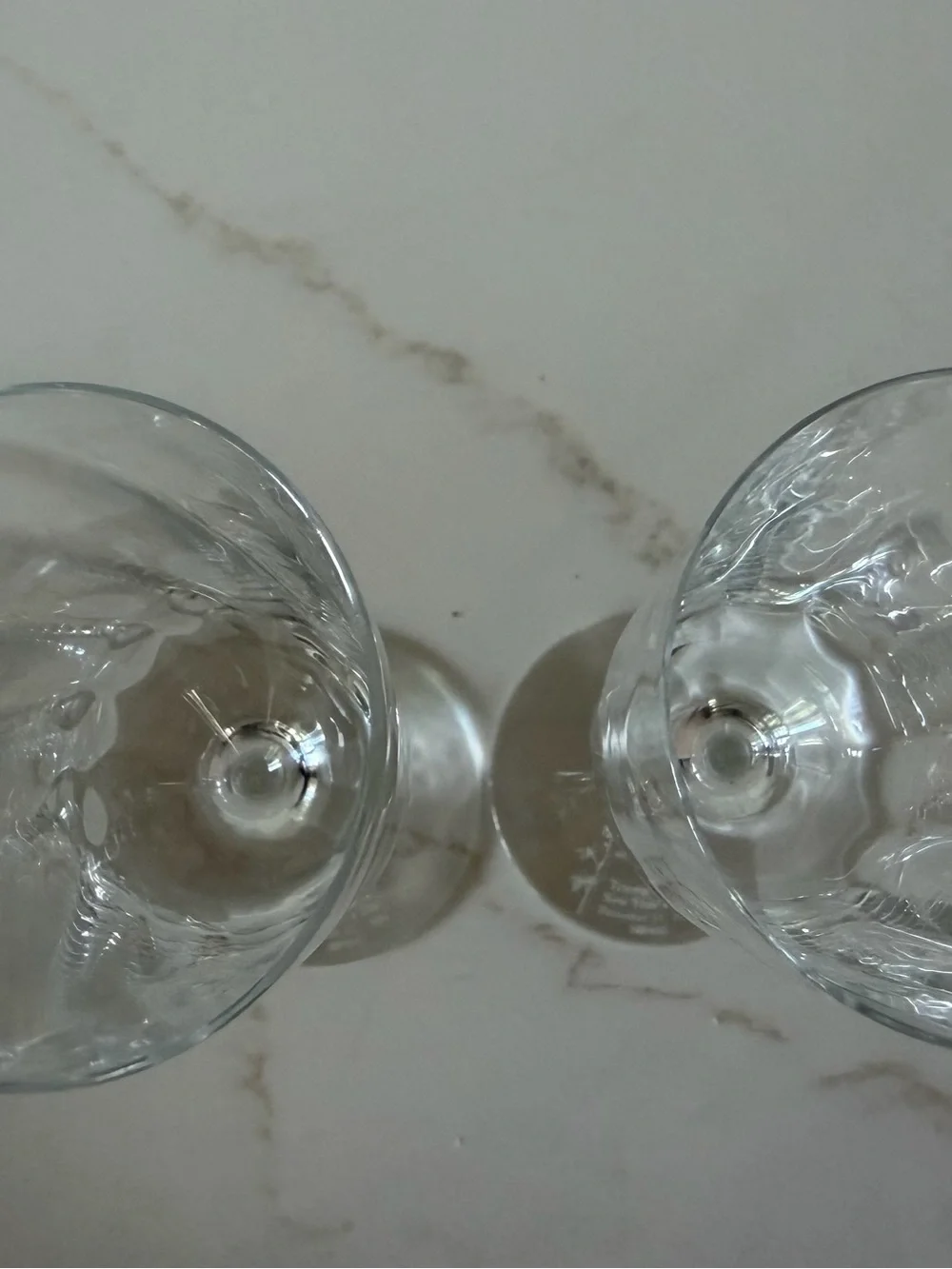Tiffany & Co. Etched  Champagne Flutes Set of 2 Trump Plaza NYE 1994 388/650